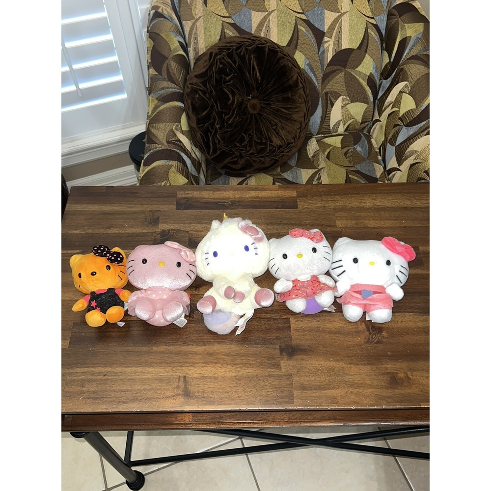 Hello Kitty Plush Lot Sanrio, Gund, Ty Beanie Baby Stuffed Animals Halloween